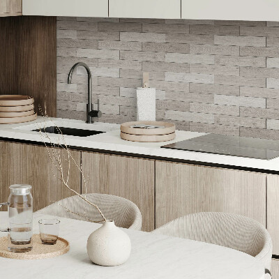 Panneau décoratif intérieur Planches ton bois