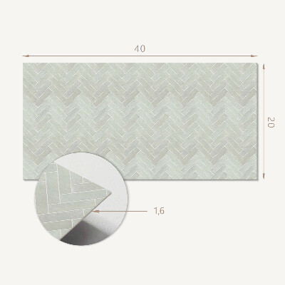 Panneau décoratif intérieur Motif à chevrons