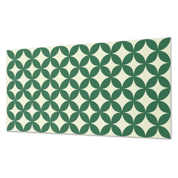 Revêtement mural intérieur Motif de feuille dans un maillage