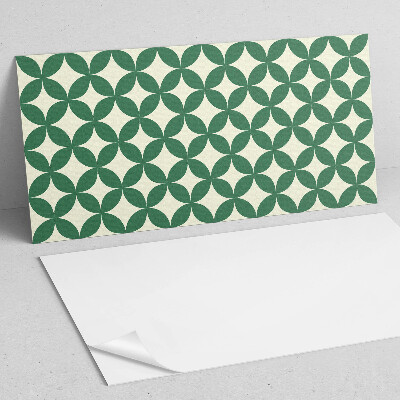 Revêtement mural intérieur Motif de feuille dans un maillage