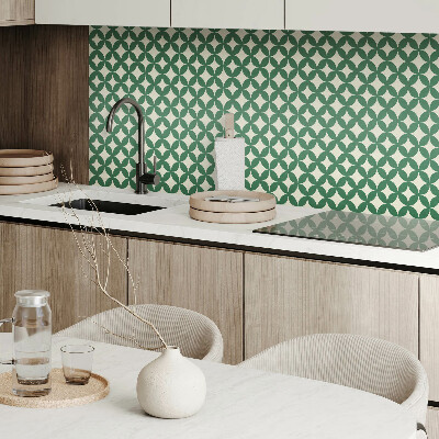 Revêtement mural intérieur Motif de feuille dans un maillage