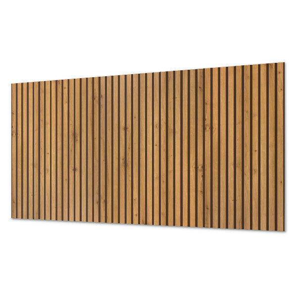 Panneau mural pvc planches verticales en bois