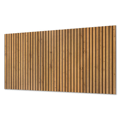 Panneau mural pvc planches verticales en bois