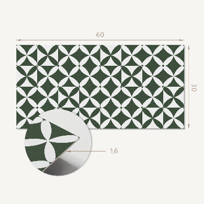 Panneau décoratif intérieur Motif en damier géométrique