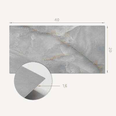 Revêtement mural intérieur Motif de marbre élégant