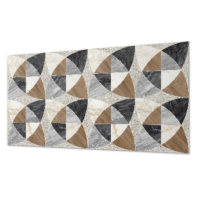 Panneau mural pvc Motif de carreaux géométriques