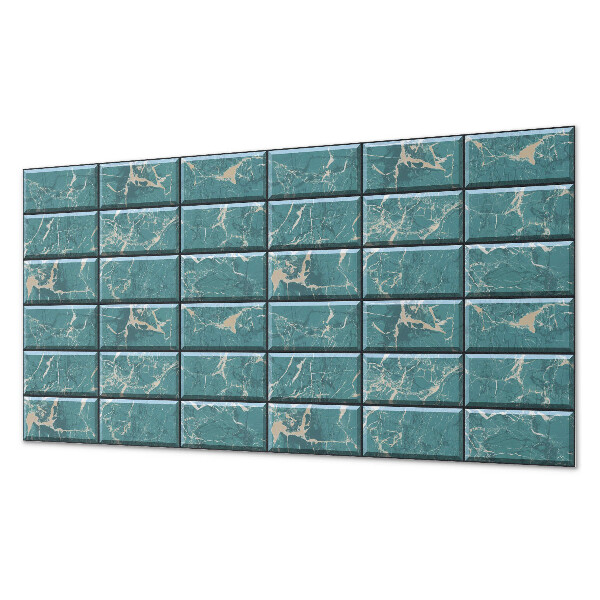 Revêtement mural intérieur Motif de carreaux de marbre