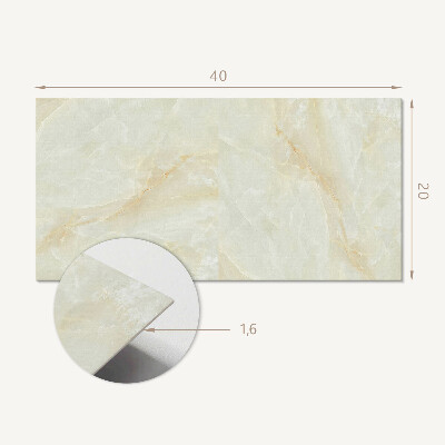 Panneau décoratif intérieur Motif de marbre élégant