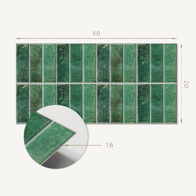 Panneau décoratif intérieur Tuiles verticales