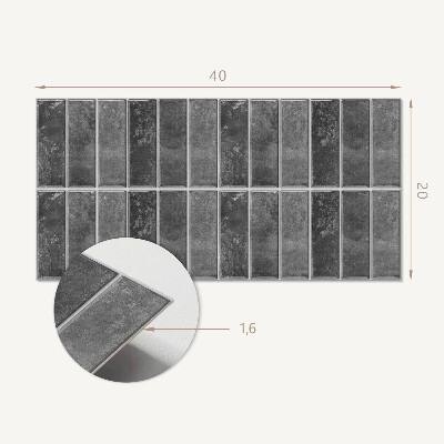 Panneau mural pvc Disposition géométrique des tuiles