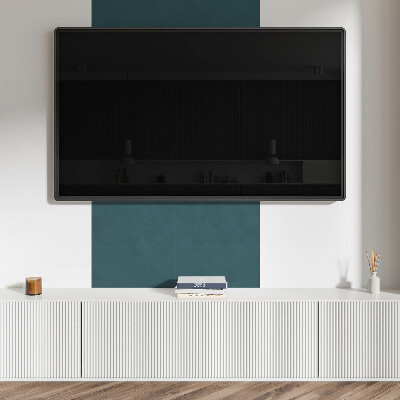 Revêtement mural intérieur Couleur bleu sarcelle foncé