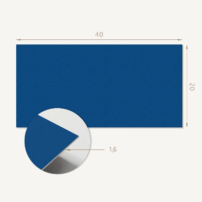 Panneau décoratif intérieur Couleur bleu