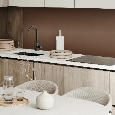 Panneau mural pvc Couleur marron