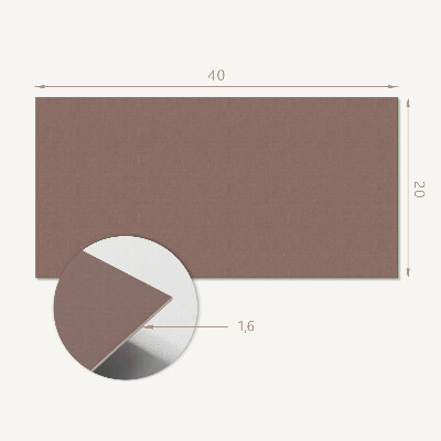 Panneau mural pvc Couleur marron