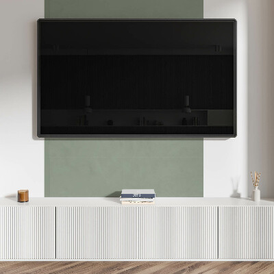 Panneau mural pvc Couleur gris-vert