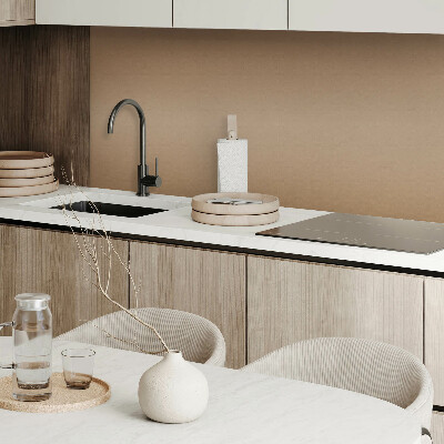 Panneau mural pvc Couleur marron clair