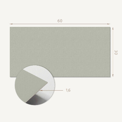 Panneau mural pvc Couleur Gris-vert