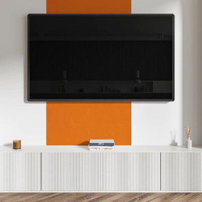 Panneau mural pvc Couleur orange