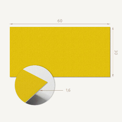 Panneau mural pvc Couleur jaune