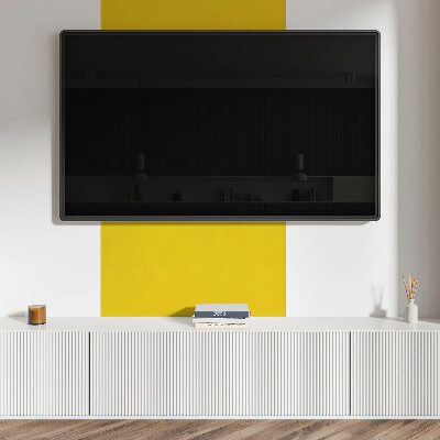 Panneau mural pvc Couleur jaune