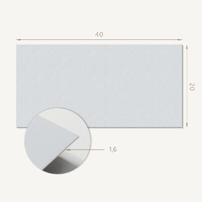 Panneau mural pvc Couleur blanche