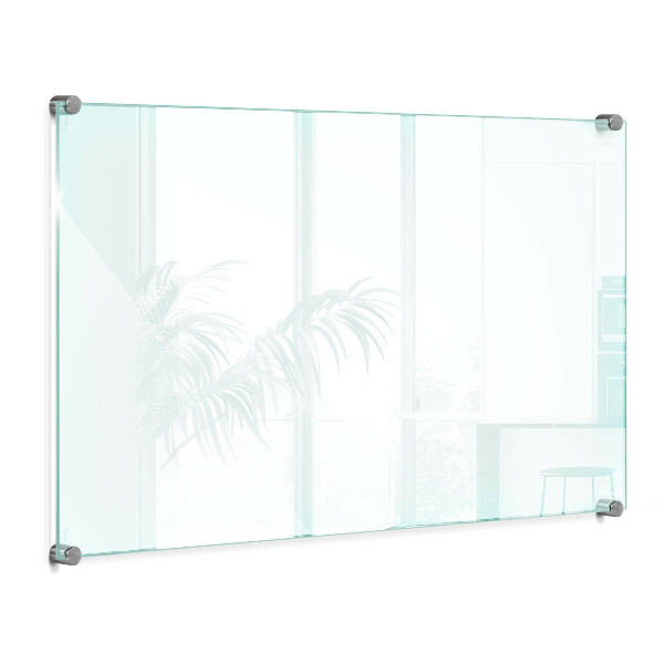Crédence en verre transparent