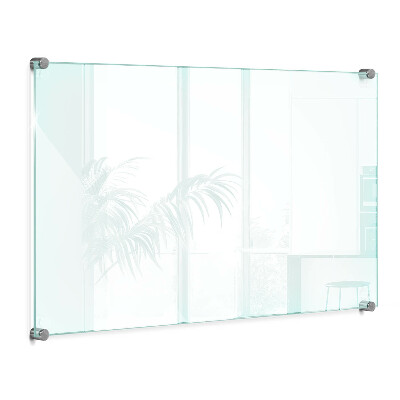Crédence en verre transparent