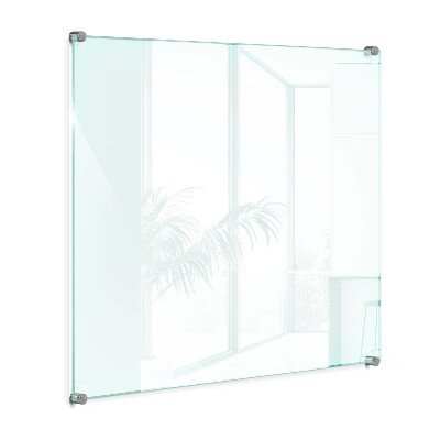 Crédence en verre transparent