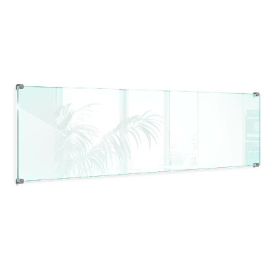 Crédence en verre transparent