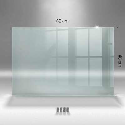 Crédence en verre transparent