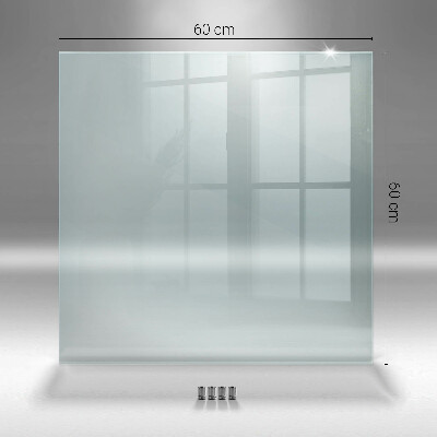 Crédence en verre transparent