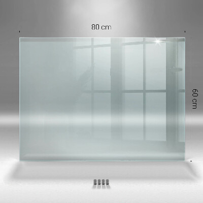 Crédence en verre transparent