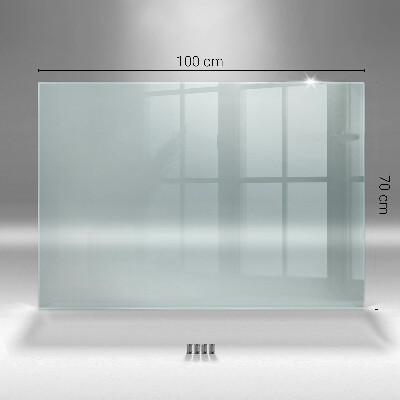 Crédence en verre transparent