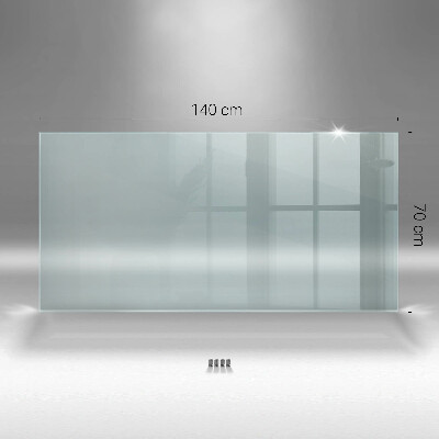 Crédence en verre transparent