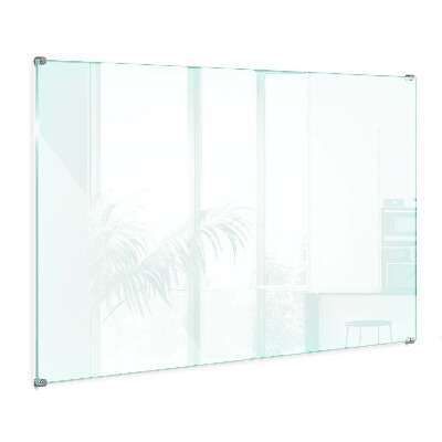 Crédence en verre transparent