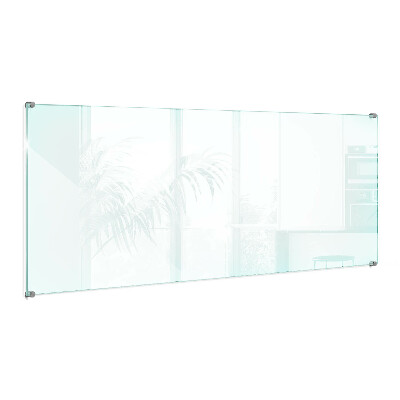 Crédence en verre transparent