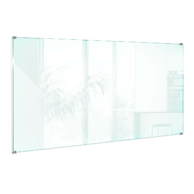 Crédence en verre transparent