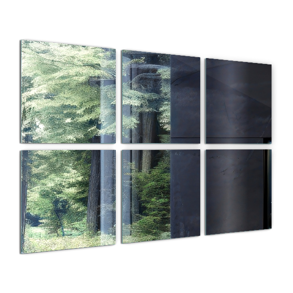 Carreaux en miroir carré