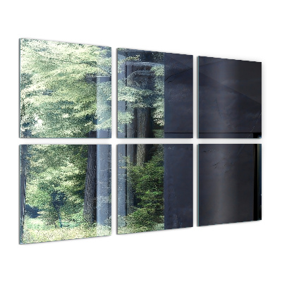 Carreaux en miroir carré