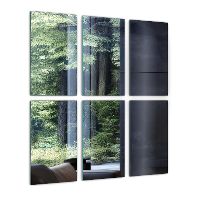 Miroir carreaux rectangulaire