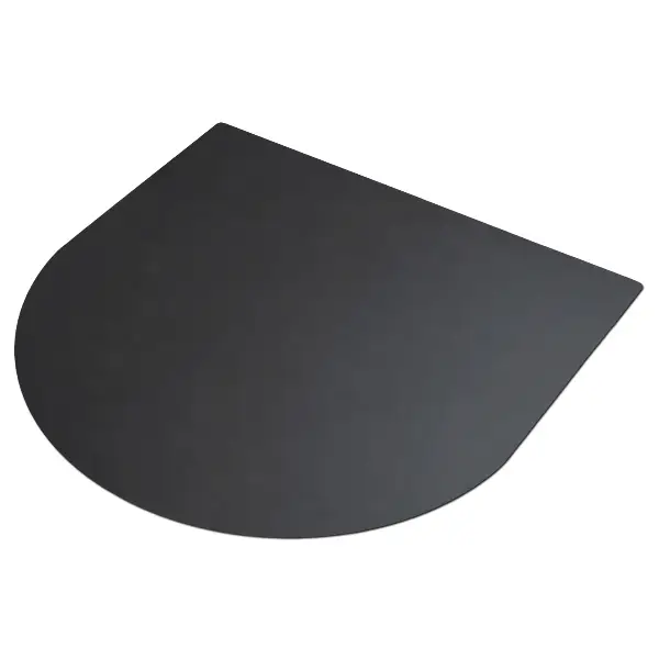 Tôle de protection pour barbecue Semi-ovale 100x100 cm