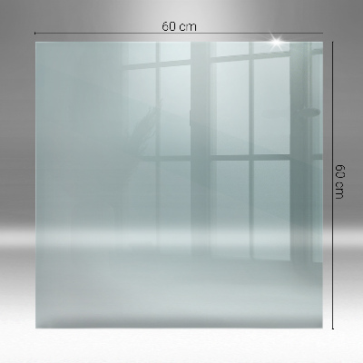 Verre sous poêle à bois transparent