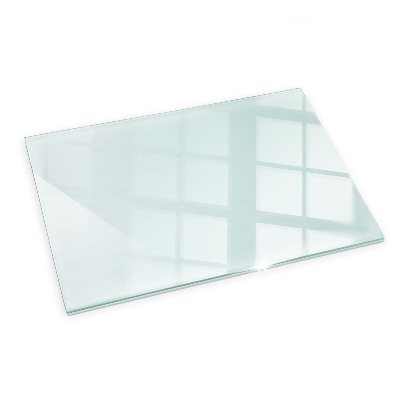 Verre sous poêle à bois transparent