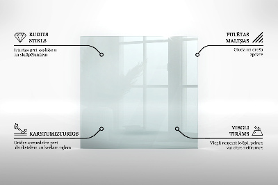 Verre sous poêle à bois transparent