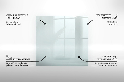 Verre sous poêle à bois transparent
