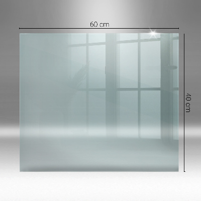 Verre sous poêle à bois transparent