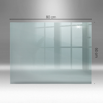 Verre sous poêle à bois transparent