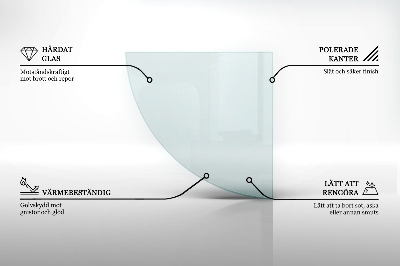 Plaque verre pour poêle transparent ćwiartka