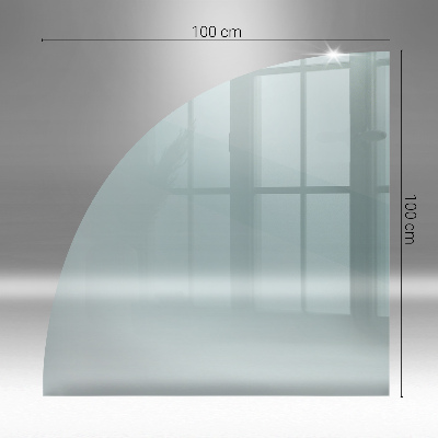 Plaque verre pour poêle transparent ćwiartka