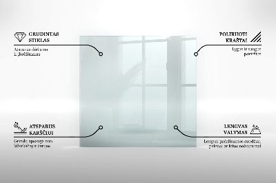 Verre sous poêle à bois hexagonale transparente